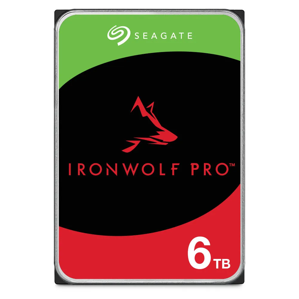 Seagate IronWolf Pro ST6000NT001 sabit disk sürücüsü 6 TB 7200 RPM 256 MB 3.5" Serial ATA III