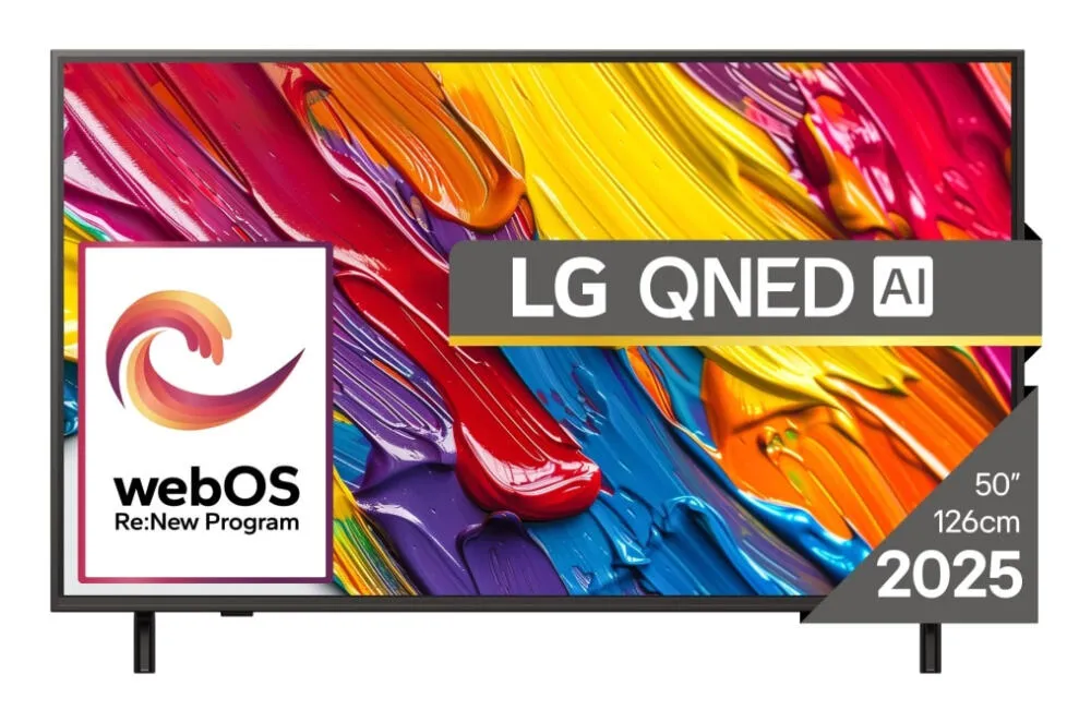 LG QNED AI 50QNED84A3C 4K Ultra HD Smart Wi-Fi Siyah TV Thumbnail 0