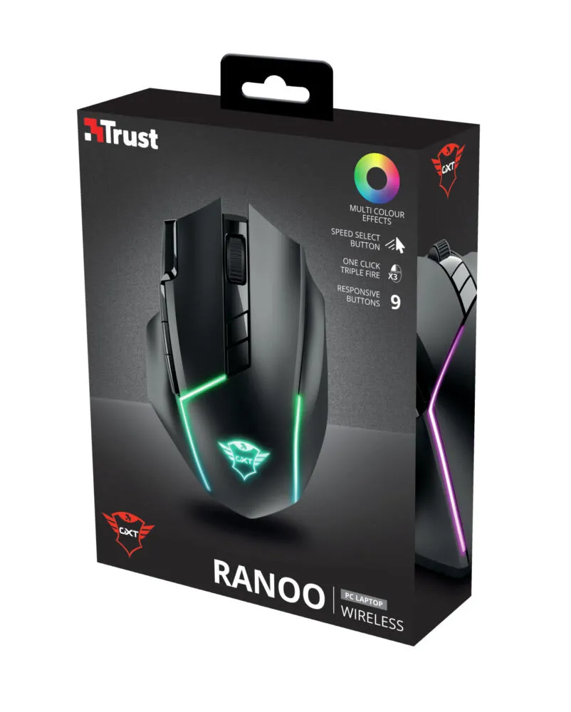 Trust GXT 131 Ranoo 24178 4800 DPI Kablosuz Oyuncu Faresi Thumbnail 9