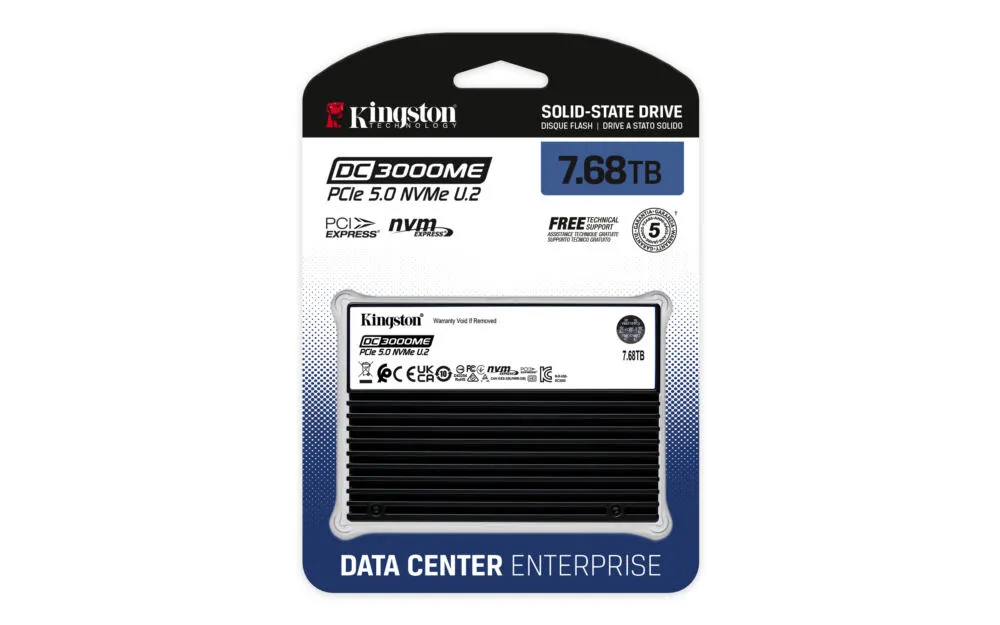 Kingston Technology DC3000ME SEDC3000ME/7T6 Gen5 7.68 TB NVMe SSD Thumbnail 5