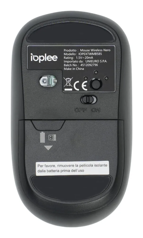 IOPLEE IOPEXTWMB585 1600 DPI Bluetooth Kablosuz Mouse Thumbnail 1