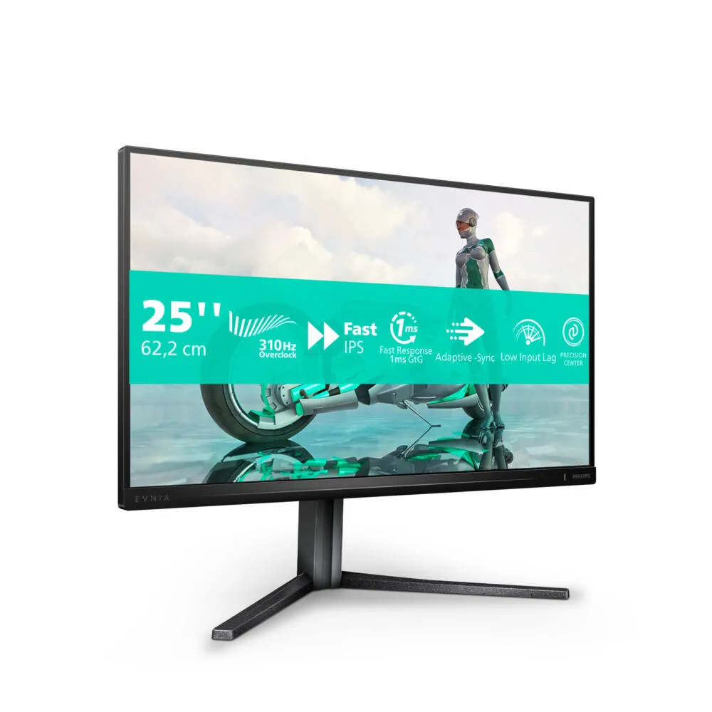 Philips Evnia 25M2N3200U/00 24.5 inç 240Hz Full HD Fast IPS Oyuncu Monitörü Thumbnail 2