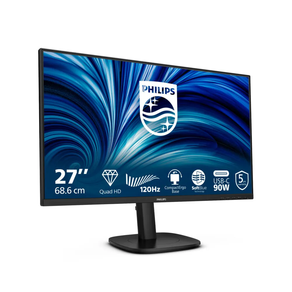 Philips 27B2U3601/11 27 inç 120Hz 2K QHD Oyuncu Monitörü Thumbnail 1