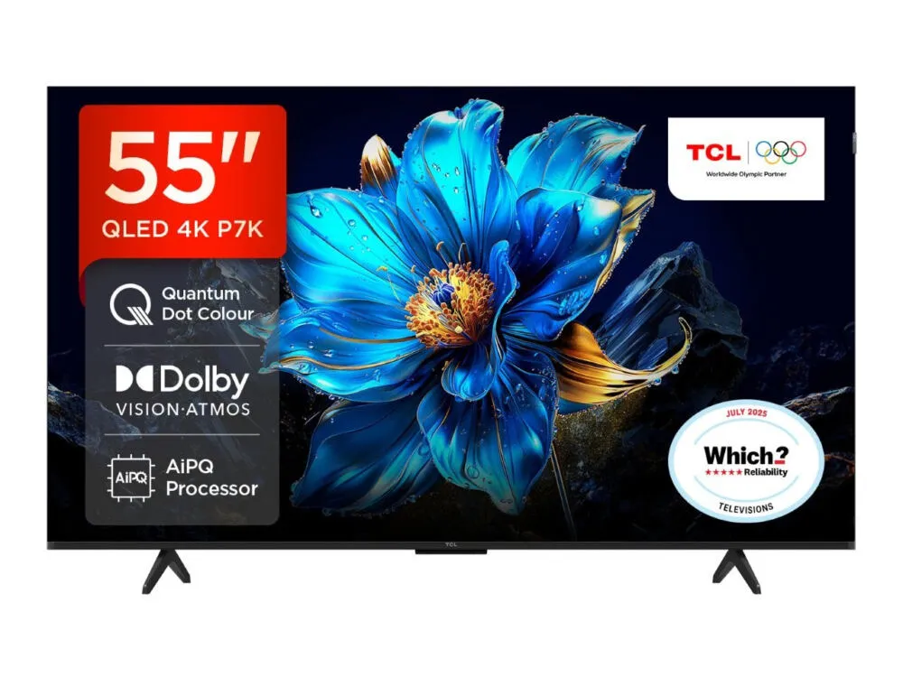 TCL 55P7K-UK 55 inç 4K Ultra HD QLED TV Thumbnail 2