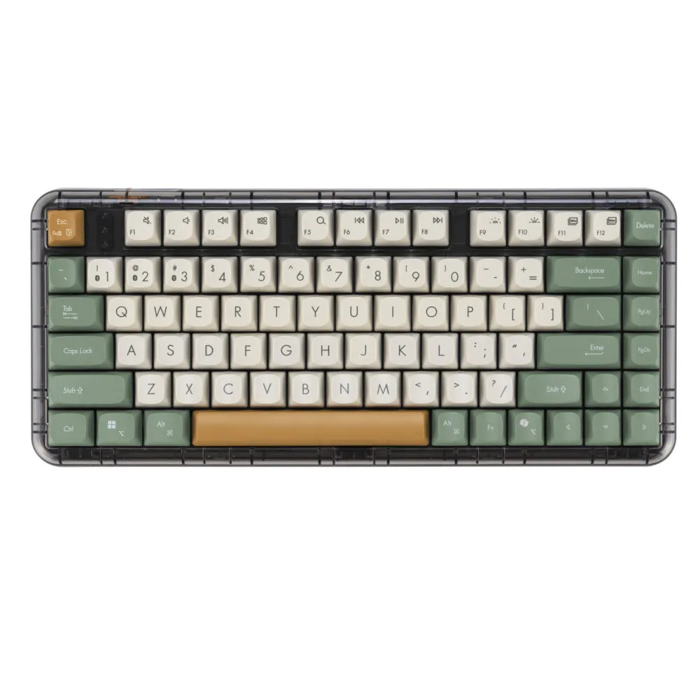 ASUS Jelly75 KD201 KEYBOARD/MK-WH/US/80 Evrensel USB + RF Wireless + Bluetooth Çok renkli Klavye