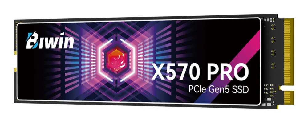 Biwin X570Pro BX570DN02TB-RGX 2 TB M.2 22x80 Gen5 NVMe SSD Thumbnail 1