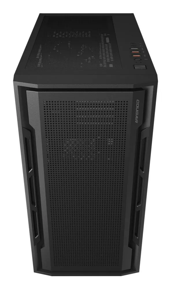 COUGAR Uniface Mini Dikey (Tower) Siyah Kas