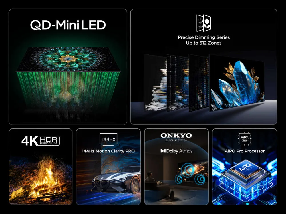 TCL 65Q6C-UK 65 inç 4K Ultra HD TV Thumbnail 3