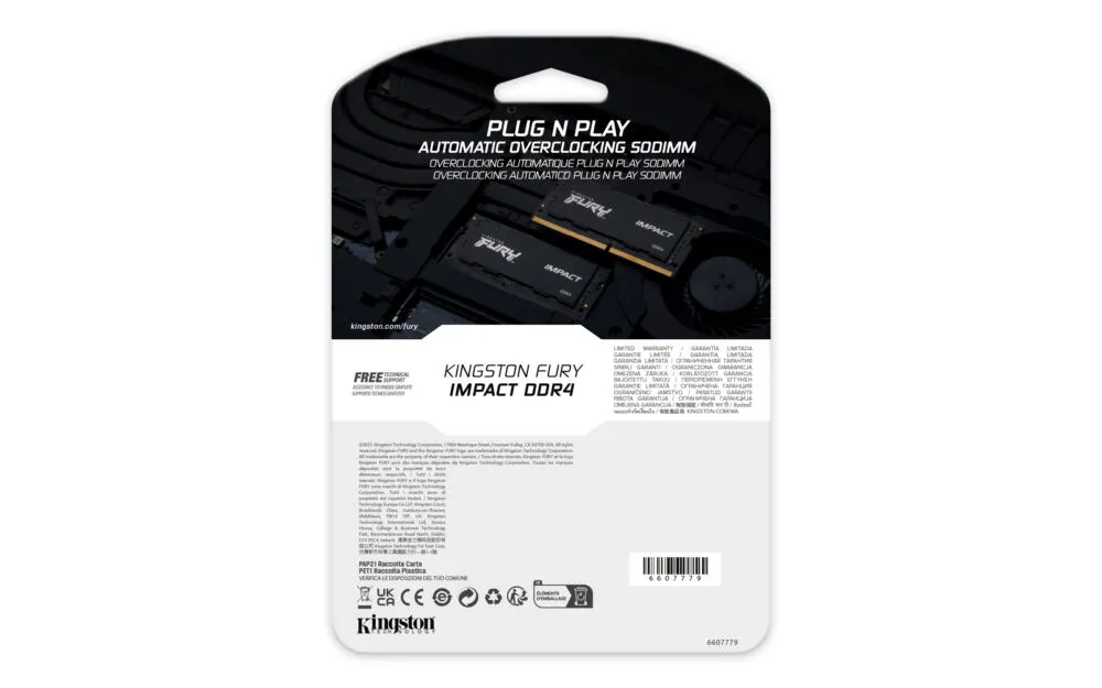 Kingston Technology Impact 32 GB KF432S20IB/32 DDR4 SO-DIMM RAM Bellek Thumbnail 6