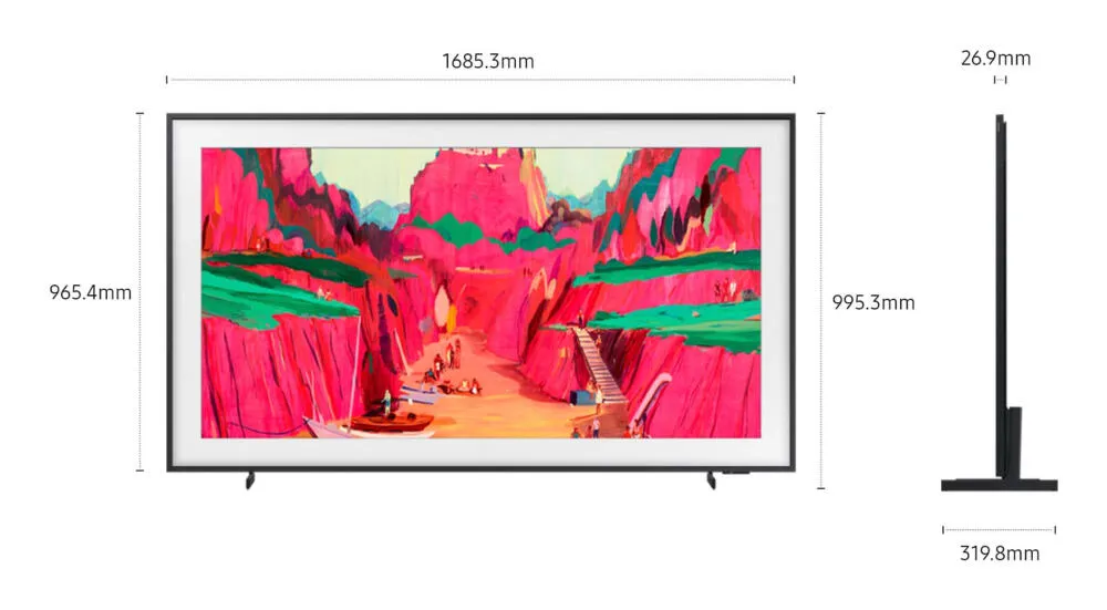 Samsung QE75LS03FWUXZT 75 inç 100Hz 4K Ultra HD Neo QLED TV Thumbnail 1
