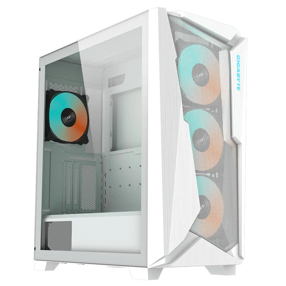 GIGABYTE GB-C301GW-TYPE-C-V2 Midi Towe Midi Dikey (Tower) Beyaz Kas