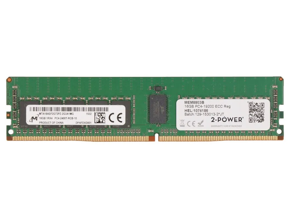 2-Power 2P-852264-001 16 GB 1 x 16 GB DDR4 288-pin DIMM ECC RAM Bellek