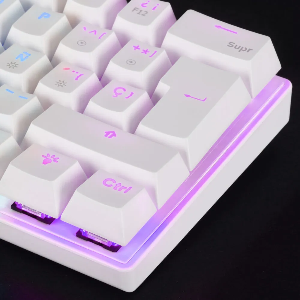 Mars Gaming MK60 MK60WBES Mekanik RGB Oyuncu Klavyesi Thumbnail 4