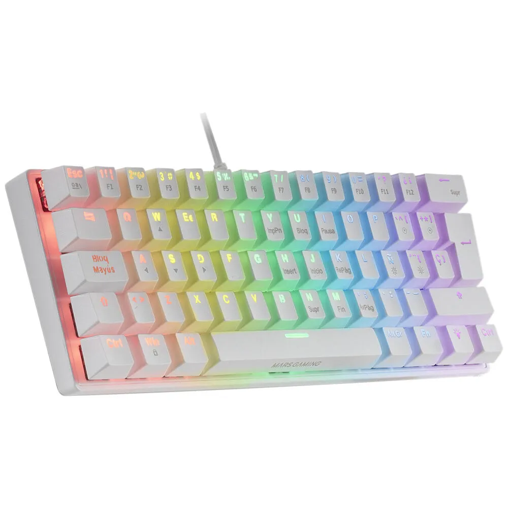 Mars Gaming MK60 MK60WBES Mekanik RGB Oyuncu Klavyesi Thumbnail 6