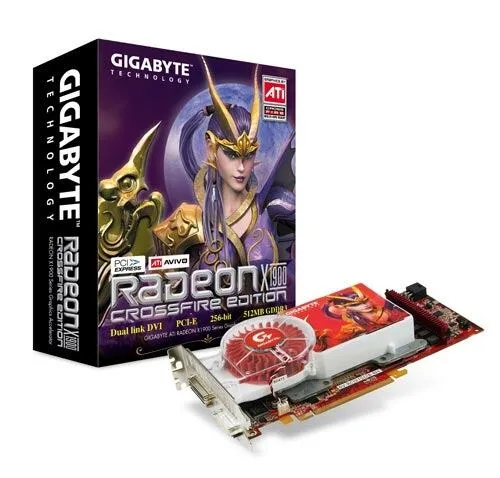 GIGABYTE ATI Radeon X1900 CrossFireTM Edition VPU GDDR2 Ekran Kartı Thumbnail 0