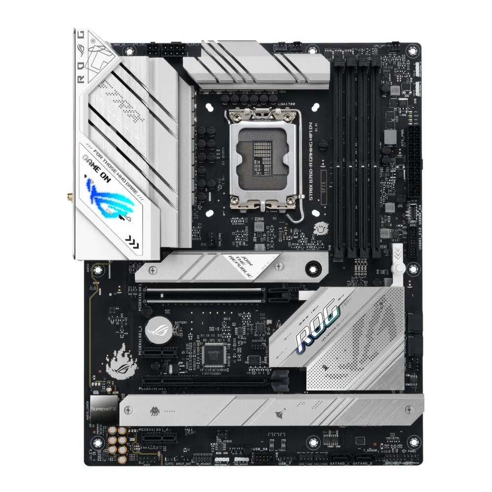 ASUS ROG STRIX B760-A GAMING WIFI D4 90MB1DD0-M0EAY0 LGA1700 4x DDR4 3x M.2 ATX Anakart Thumbnail 8