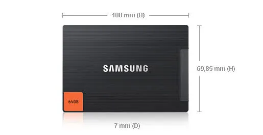 Samsung 830 Series 64 GB MZ-7PC064D/EU 2.5" SATA3 SSD Thumbnail 5