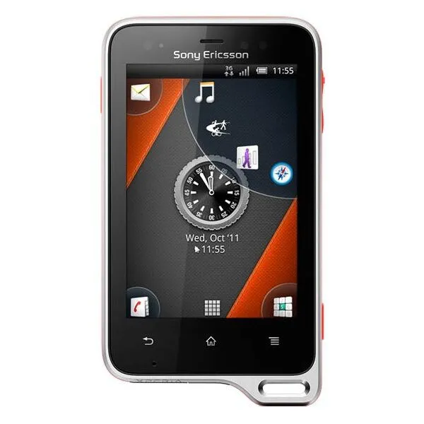 Sony Xperia active 7,62 cm (3") Tek SIM Android 2.3 3G Micro-USB B 0,5 GB Siyah Akıllı Telefon