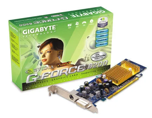 GIGABYTE GV-NX62TC256DS NVIDIA GeForce 6200 0,25 GB GDDR Ekran Kartı
