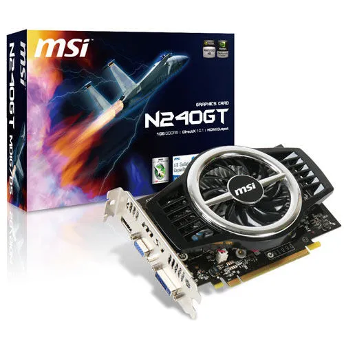 MSI GeForce GT 240 1GB NVIDIA GDDR5 Ekran Kartı