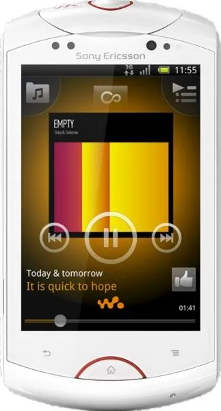 Sony Live with Walkman 1253-5763 8,13 cm (3.2") Tek SIM Android 2.3 3G Micro-USB A 0,5 GB 0,32 GB 1200 mAh Beyaz Akıllı Telefon