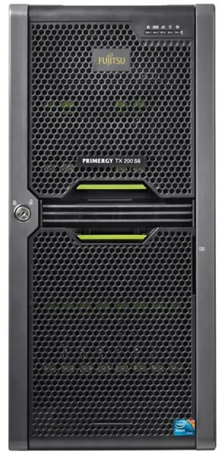 Fujitsu PRIMERGY TX200 S6 sunucu 300 GB Dikey (Tower) Intel® Xeon® 5000 Serisi E5645 2,4 GHz 4 GB DDR3-SDRAM Unix Serve