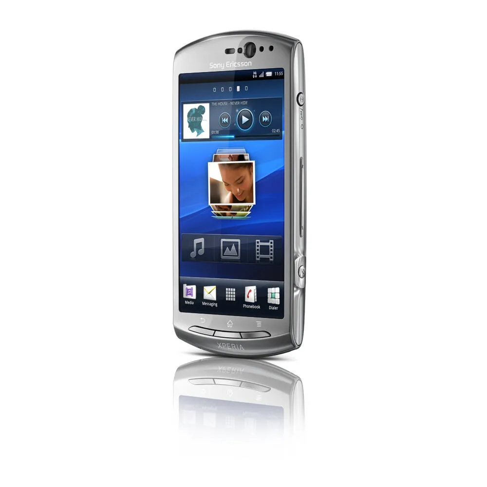 Sony Xperia neo 9,4 cm (3.7") Tek SIM Android 2.3 3G 0,5 GB 1 GB Gümüş Akıllı Telefon