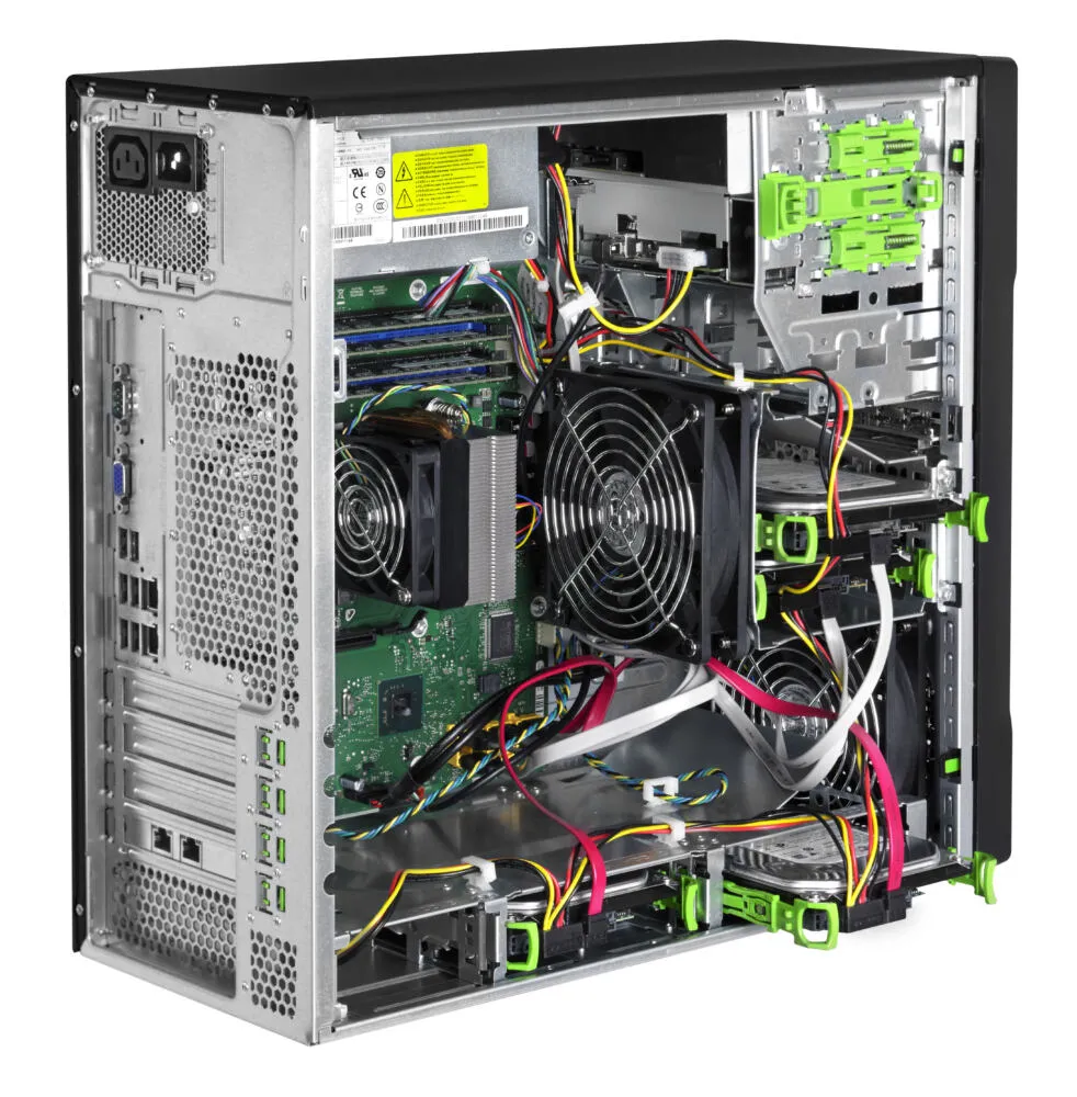 Fujitsu PRIMERGY TX100 S3 sunucu 2 TB Intel® Xeon® E3 Ailesi E3-1240 3,3 GHz 4 GB DDR3-SDRAM 250 W Windows Server 2008 Thumbnail 3