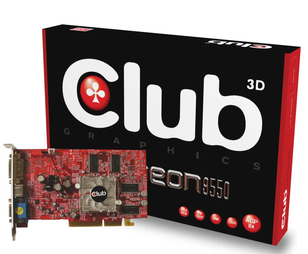 CLUB3D Radeon 9550 256MB DDR GDDR Ekran Kartı Thumbnail 0