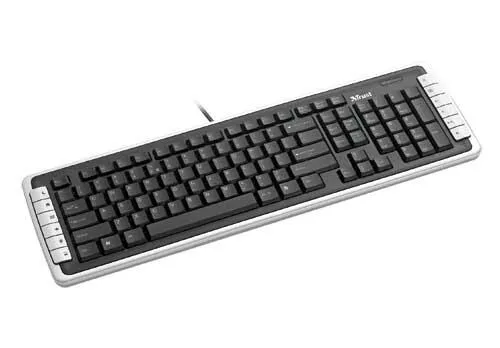 Trust Slimline Keyboard KB-1350D, FR USB Klavye