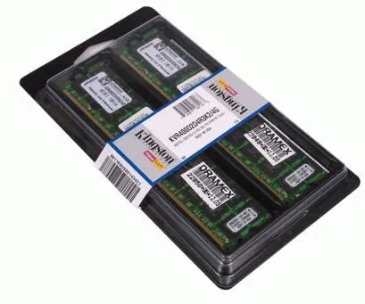 Kingston ValueRAM 2x 512MB 400MHz DDR kit 0,5 GB 184-pin DIMM RAM Bellek