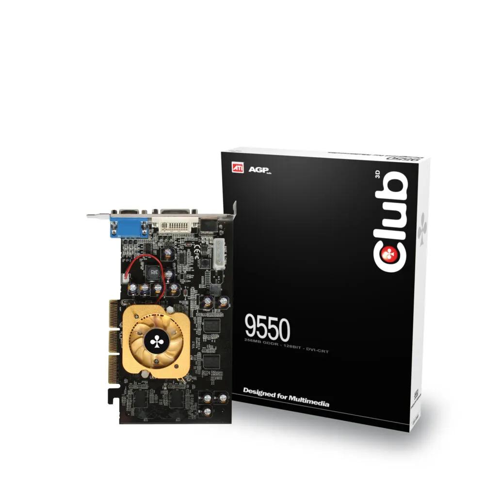 CLUB3D Radeon 9550 256MB DDR GDDR2 Ekran Kartı Thumbnail 0