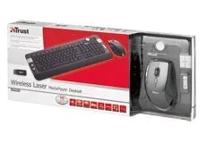 Trust Wireless Laser MediaPlayer Deskset IT 15224 Klavye & Mouse Seti Thumbnail 10