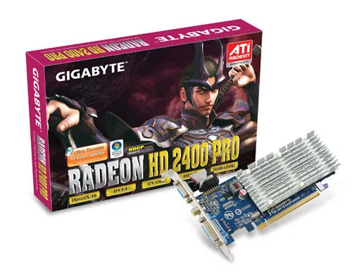 GIGABYTE ATI Radeon HD 2400 PRO GPU - Ekran Kartı Thumbnail 0