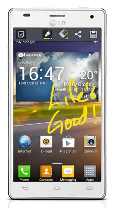 LG Optimus 4X HD P880 11,9 cm (4.7") Tek SIM Android 4.0 3G Micro-USB A 1 GB 16 GB 2150 mAh Beyaz Akıllı Telefon