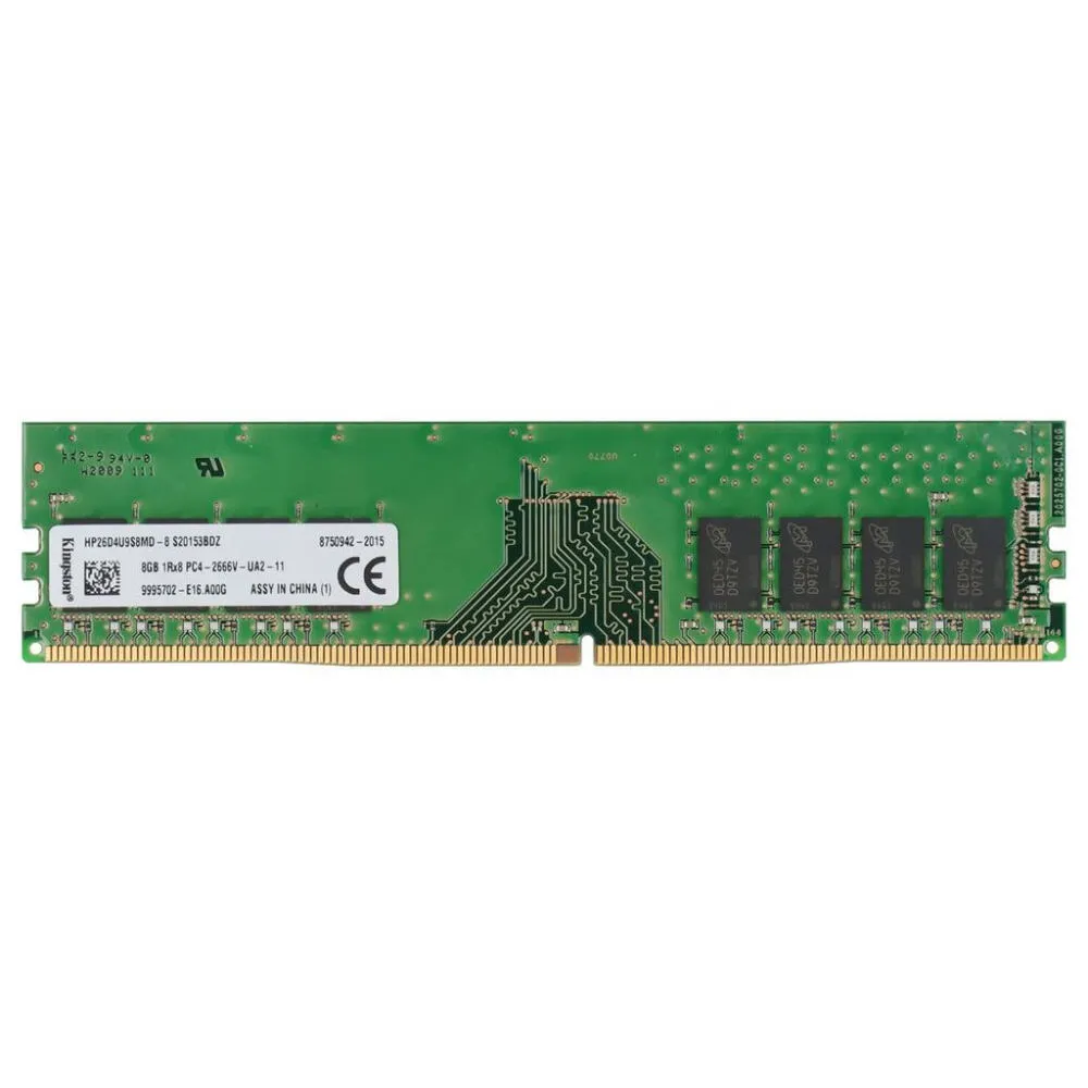 Kingston 9995702-E16.A00G Dell 16GB DDR4 2400MHz PC4-19200 UDIMM 8 GB 1 x 8 GB 2666 MT/s 288-pin DIMM RAM Bellek