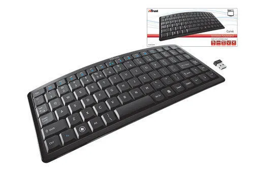 Trust Curve Wireless Keyboard 17953 Oyuncu Klavyesi Thumbnail 7