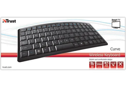 Trust Curve Wireless Keyboard 17953 Oyuncu Klavyesi Thumbnail 9