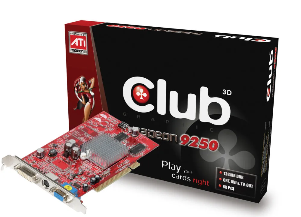 CLUB3D Radeon 9250 PCI 128MB GDDR Ekran Kartı Thumbnail 0