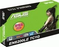 ASUS EN6200LE TC1G/TD/512M GDDR2 Ekran Kartı Thumbnail 1