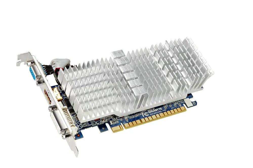 GIGABYTE GV-N610SL-1GI 1 GB GVN610LGI-00-G11 GDDR3 Ekran Kartı Thumbnail 2
