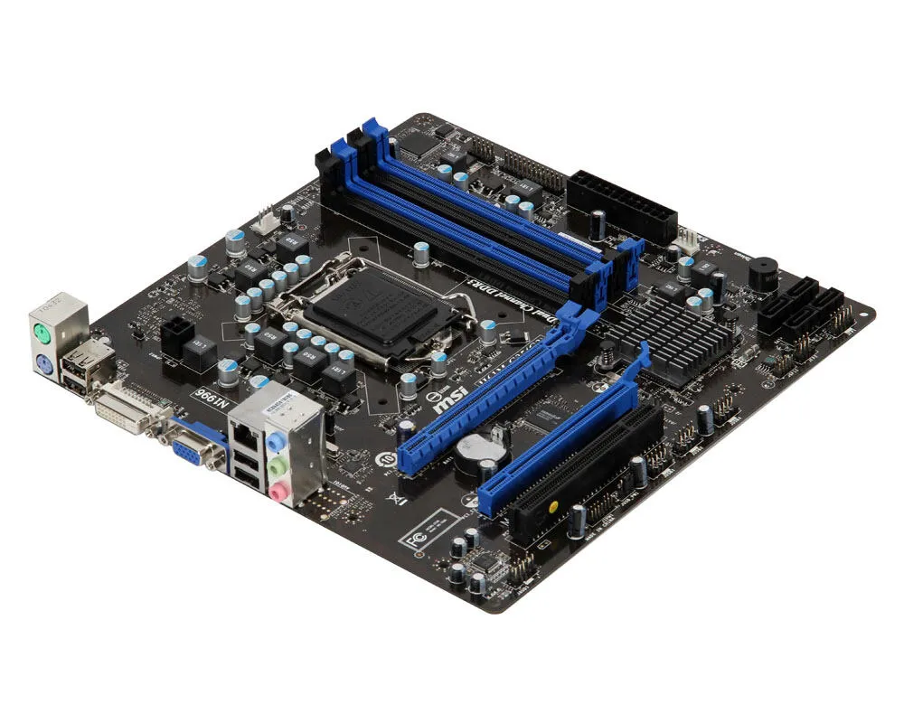 MSI H61M-G35 (G3) 601-7680-26S LGA1155 4x DDR3 Anakart Thumbnail 1