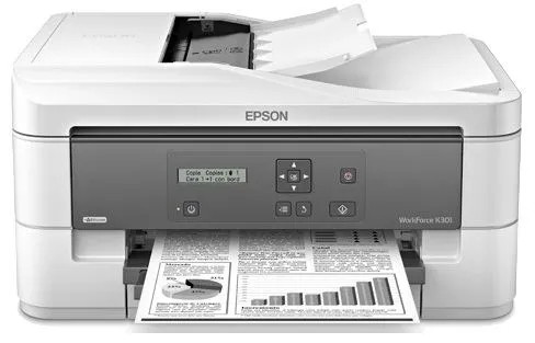 Epson WorkForce K301 Mürekkep püskürtmeli A4 1440 x 720 DPI 16 ppm Çok Fonksiyonlu Yazıcı