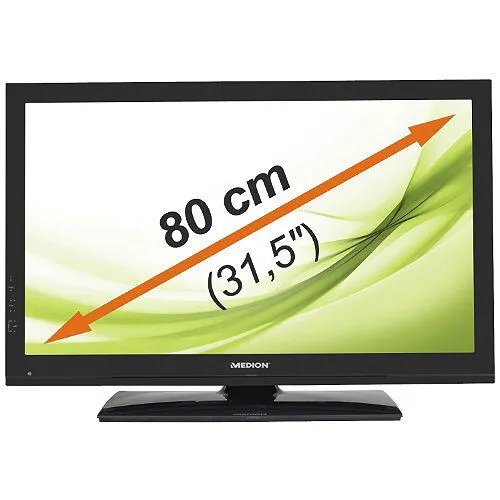 MEDION LIFE P15101 31.5" 80 cm (31.5") Full HD kalitesi Siyah TV Televizyon (TV)