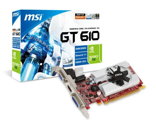 MSI N610GT-MD2GD3/LP 2 GB GDDR3 Ekran Kartı Thumbnail 8