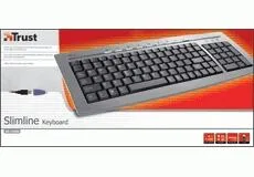 Trust Slimline Keyboard KB-1400S FR USB + PS/2 Klavye Thumbnail 4