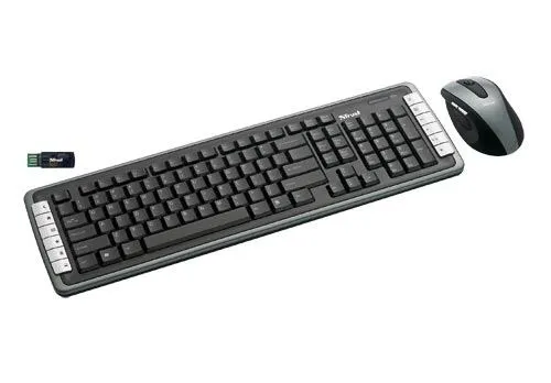 Trust Wireless Optical Deskset DS-3400D FR Fare dahil RF kablosuz Klavye & Mouse Seti
