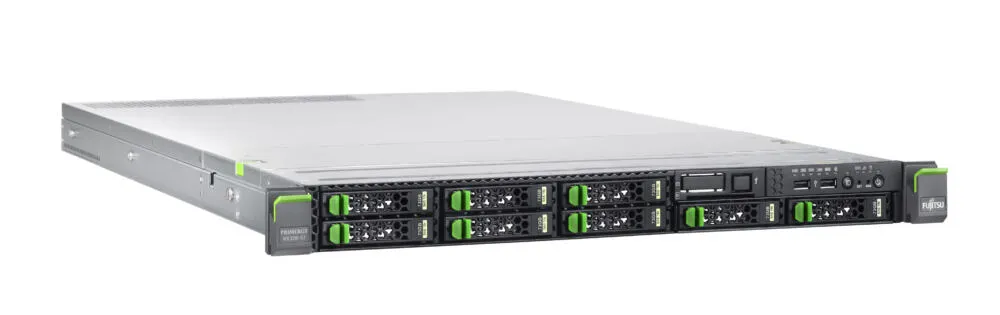 Fujitsu PRIMERGY RX200 S7 sunucu 0 GB Yatay (1U) Intel® Xeon® E5 Ailesi E5-2620 2 GHz 8 GB DDR3-SDRAM 450 W Windows Server 2012 R2 Essentials