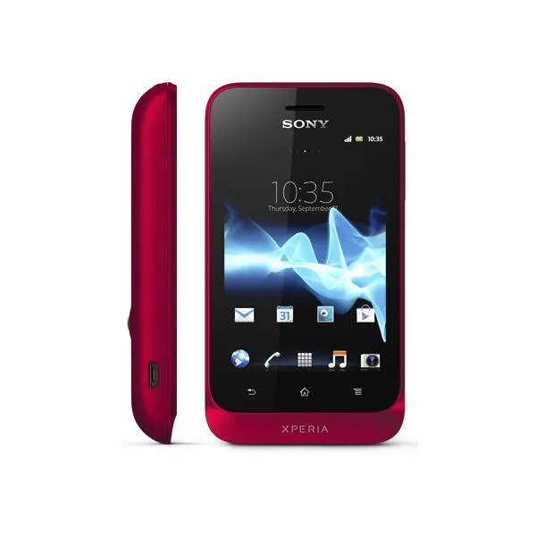 Sony Xperia tipo 8,13 cm (3.2") Tek SIM Android 4.0 3G 0,5 GB 2,9 GB 1500 mAh Kırmızı Akıllı Telefon