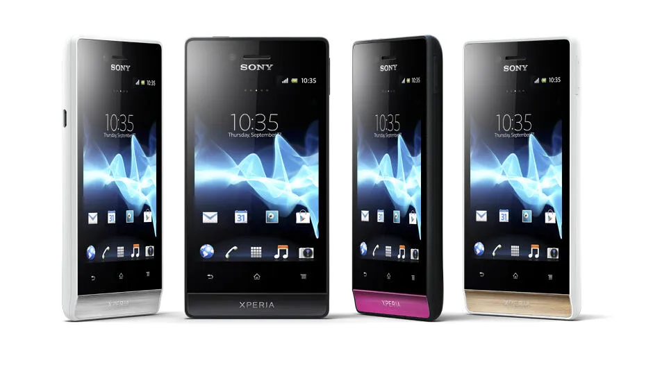 Sony Xperia ST23i 8,89 cm (3.5") Tek SIM Android 4.0 3G Micro-USB A 0,5 GB 4 GB Altın, Beyaz Akıllı Telefon Thumbnail 1